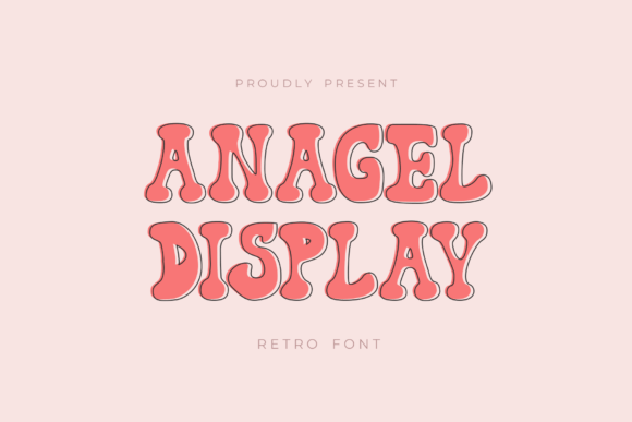 Anagel: The Retro Groovy Display Font That Adds Personality to Every Project