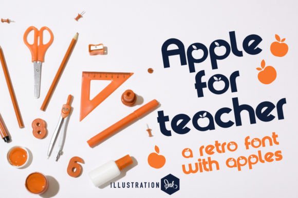 Apple for Teacher: A Retro Font That Brings a Fresh Twist to Design