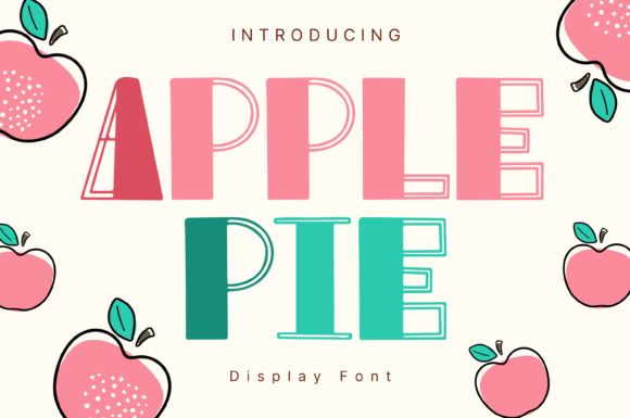 Apple Pie: A Whimsical Font That Elevates Your Creative Projects
