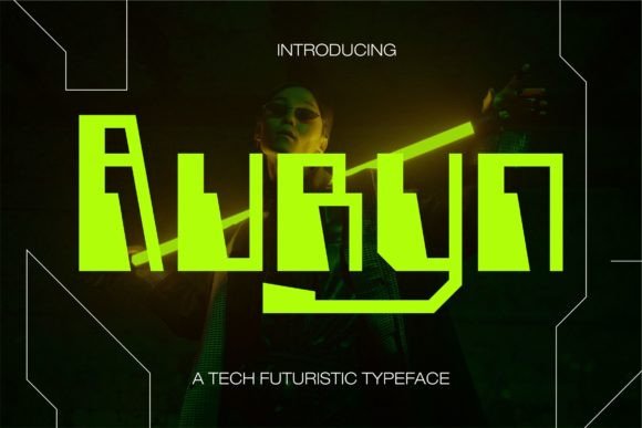 Auryn: A Futuristic Font for Modern Design