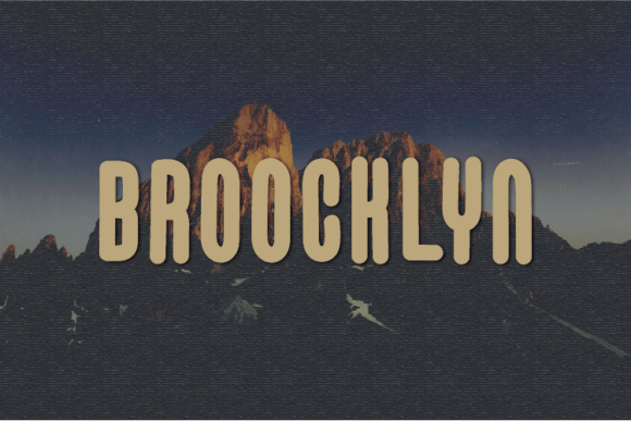 Broocklyn: A Whimsical Display Font for Creative Expression