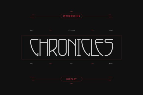 Chronicles: A Modern Display Font That Elevates Your Creative Vision
