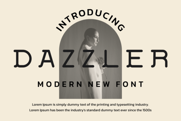 Dazzler: A Modern Display Font for Creative Excellence