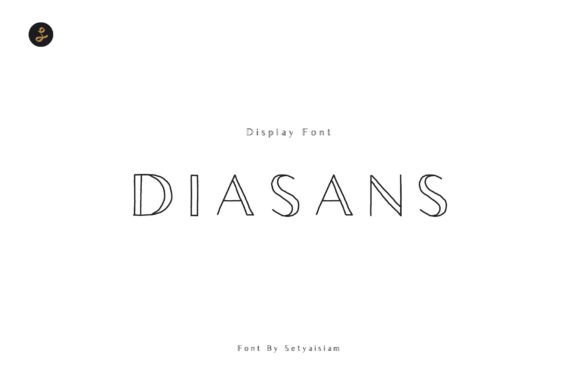 Diasans: A Handwritten Display Font for Creative Expression