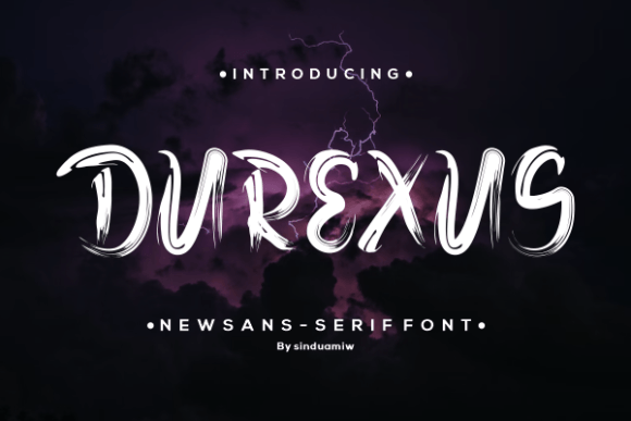 Durexus: A Bold Font for Modern Design and Branding
