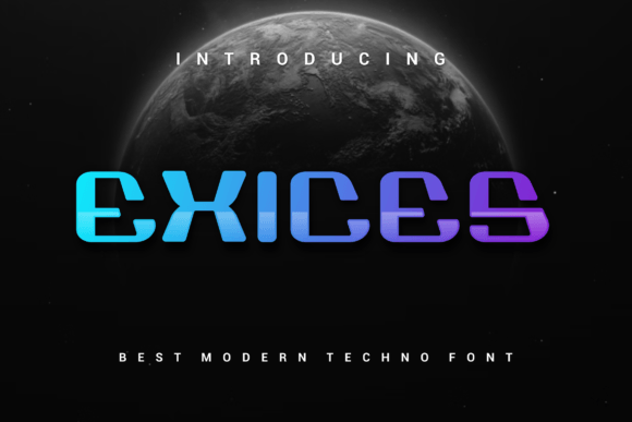 Exices: A Bold and Authentic Display Font for Branding