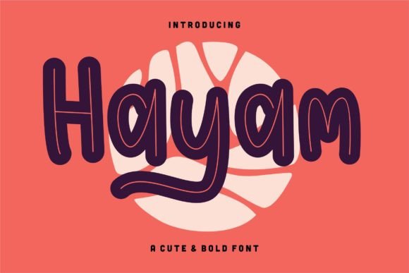 Hayam: A Bold and Fun Display Font