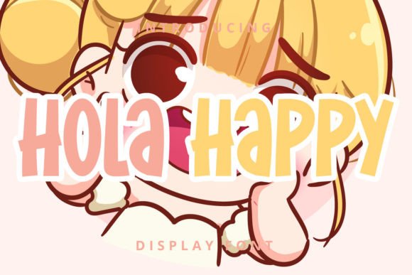 Hola Happy: A Playful Font for Creative Expression