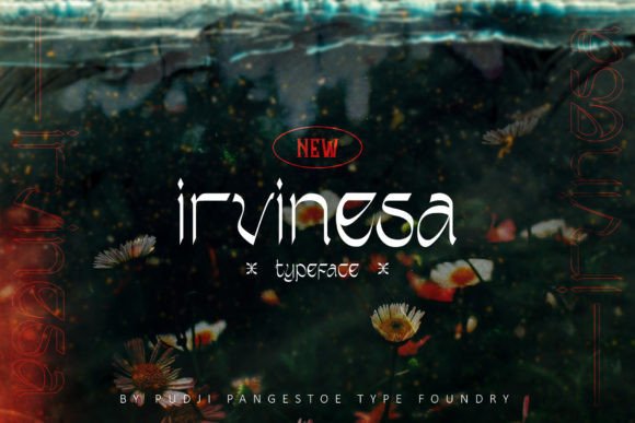 Irvinesa: A Unique Display Font for Creative Design