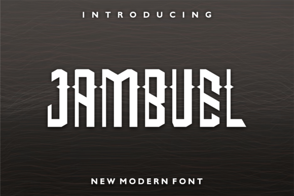 Jambuel: A Timeless Display Font for Modern Design