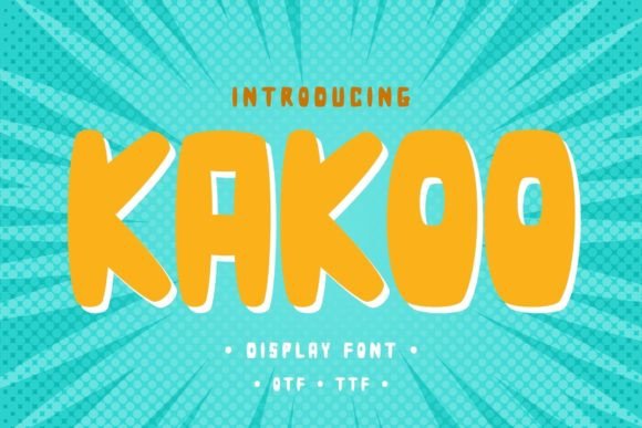 Kakoo: A Versatile and Stylish Display Font for Creative Projects