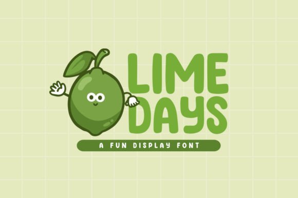 Lime Days: A Playful Font for Creative Expression