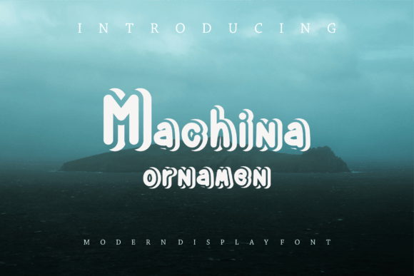 Machina Ornamen: A Bold Display Font
