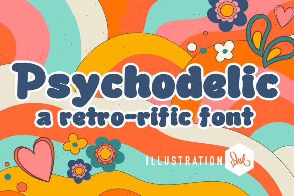 Psychodelic: A Playful Font for Expressive Design