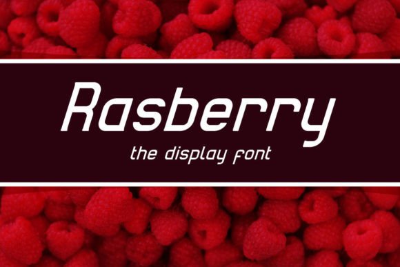 Rasberry: A Modern Display Font for Eye-Catching Designs