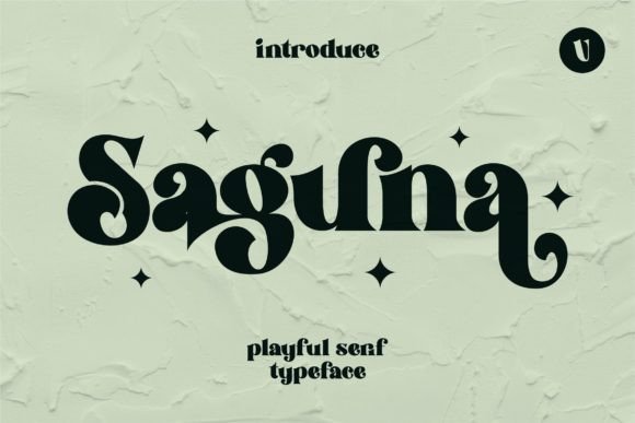 Saguna: A Stylish Display Font