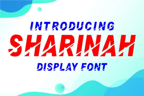 Sharinah: The Bold Font for Power, Speed, and Expression