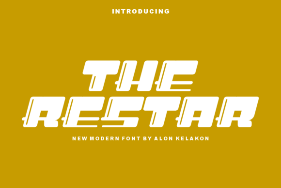 The Restar: A Bold and Versatile Display Font for Creative Designers