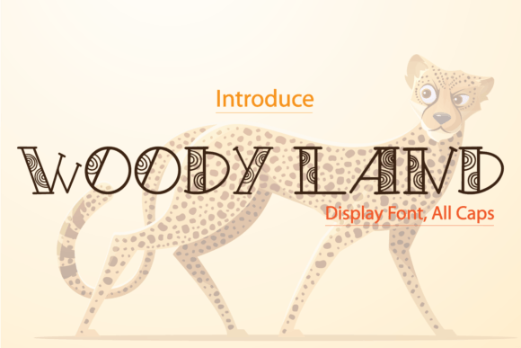 Woody Land: A Unique and Adorable Display Font