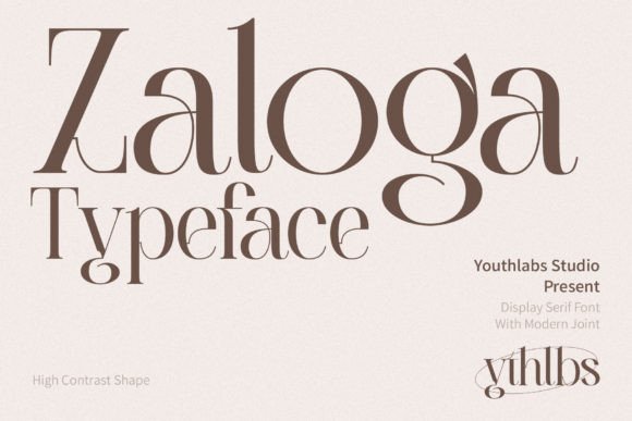 Zaloga: A Stylish and Versatile Display Font for Modern Design